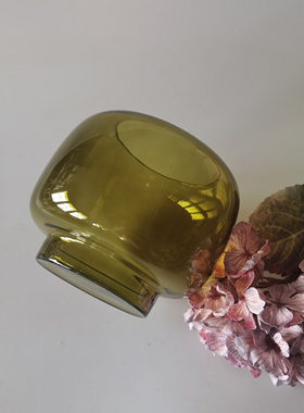 出口外贸绿色玻璃花瓶