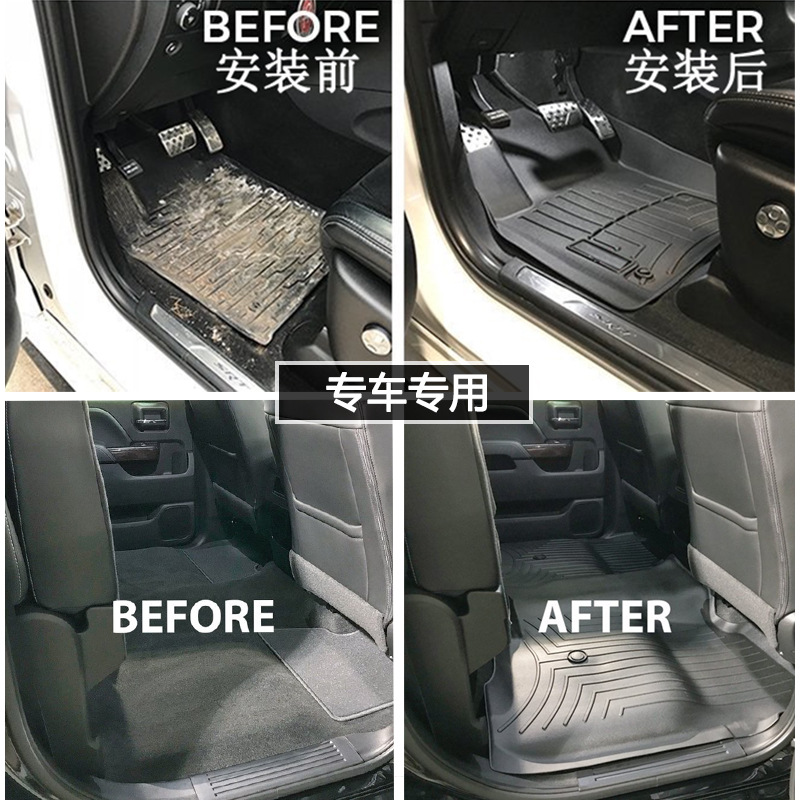 适用于丰田汉兰达Kluger Avanza Wigo RAV4专用汽车脚垫防水TPE-图1