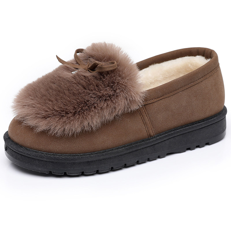 2024冬季加绒加厚女士棉靴老北京布鞋懒人一脚蹬舒适百搭妈妈棉鞋,淘宝优惠券,粉丝福利购,淘宝优惠卷