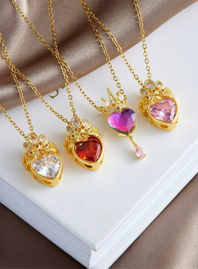 儿童皇冠项链生日礼物