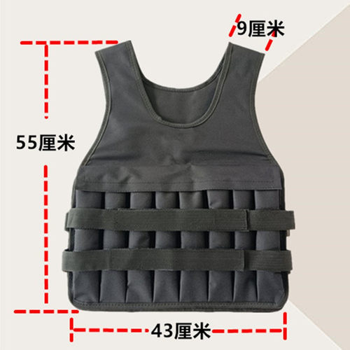 迷彩负重背心背包男健身跑步沙包隐形沙袋训练专用装备铁砂背包kg - 图0