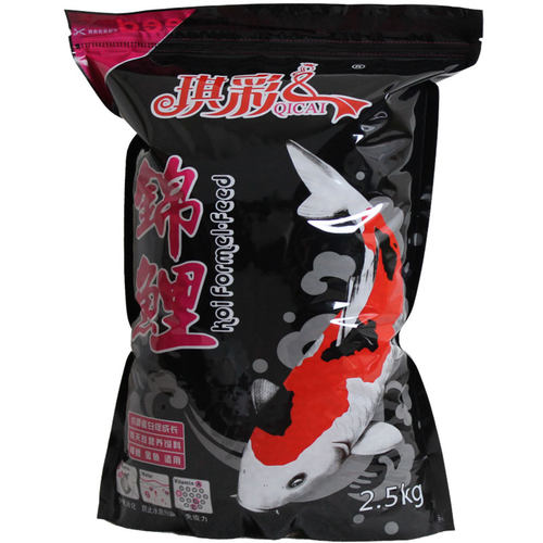 琪彩锦鲤饲料鱼食鱼粮育成增肥增色鱼饲料金鱼饲料小颗粒5斤家用 - 图3