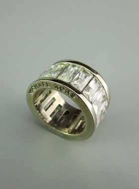 女铜欧美外贸锆石水晶戒指指环