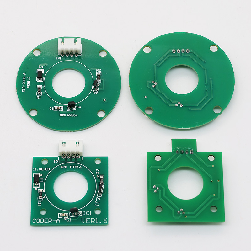 门机编码器方形圆形门机皮带轮 CIR-CODER-A VER1.6适用于展鹏 - 图1