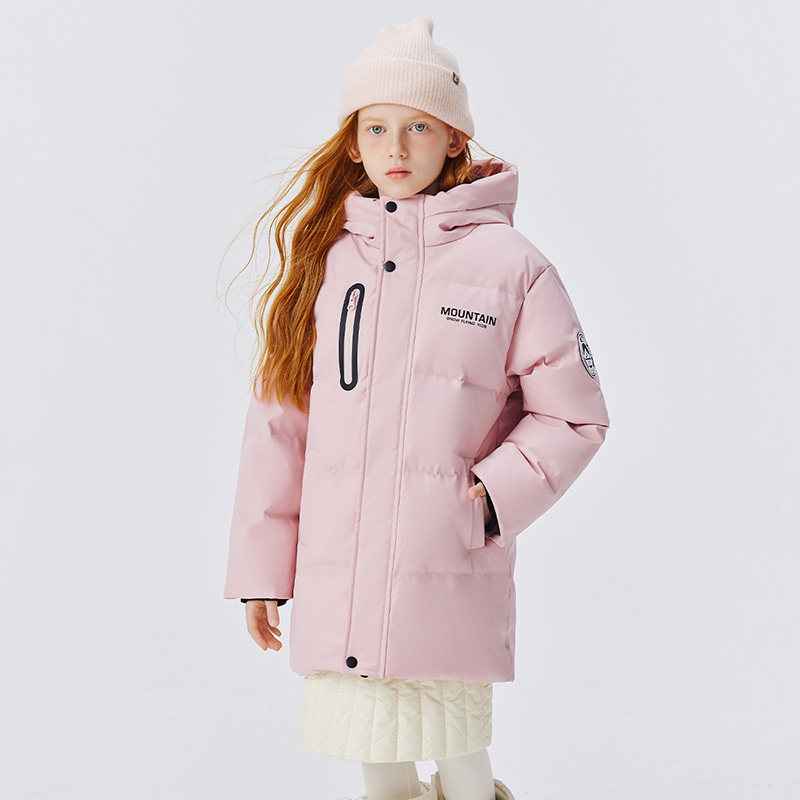 雪中飞kids童装儿童羽绒服抗寒系列工装中长款加厚男女童冬羽绒服,淘宝优惠券,粉丝福利购,淘宝优惠卷