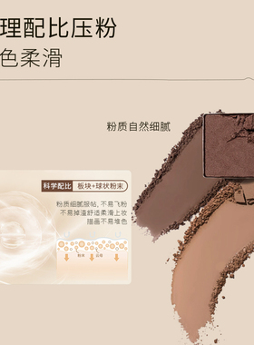 兰瑟眉粉盘双色女初学者自然