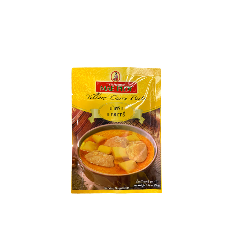 麦德龙代购 MAE PLOY泰娘黄咖喱酱袋装调味料 Yellow Curry 50g-图3