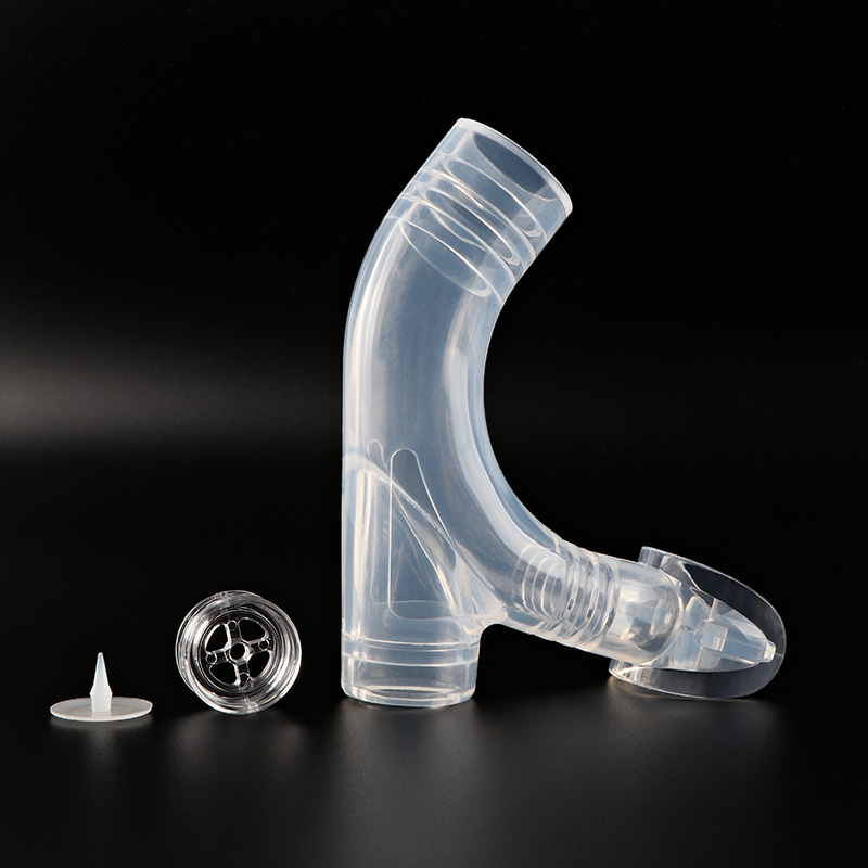 英发呼吸管咬嘴 硅胶咬嘴不含管身 自由泳浮潜游泳训练呼吸管配件 - 图0