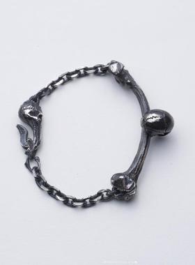 银饰骷髅头主师925银原创