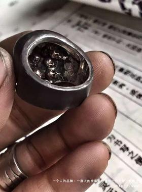主师原创设计手工纯银戒指