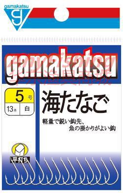 日本进口伽马钩gamakatsu伽玛卡兹海夕白有倒刺钓钩鱼钩散装包邮 - 图0