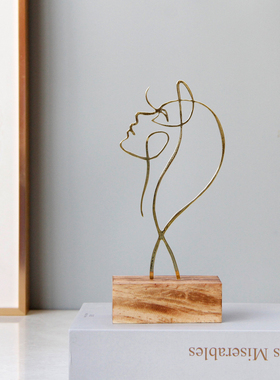 人物抽象摆件仰望星空艺术摆件