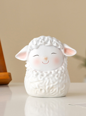 宰牲节绵羊家居装饰品宰牲节礼品简约现代家居工艺品小摆件小白羊