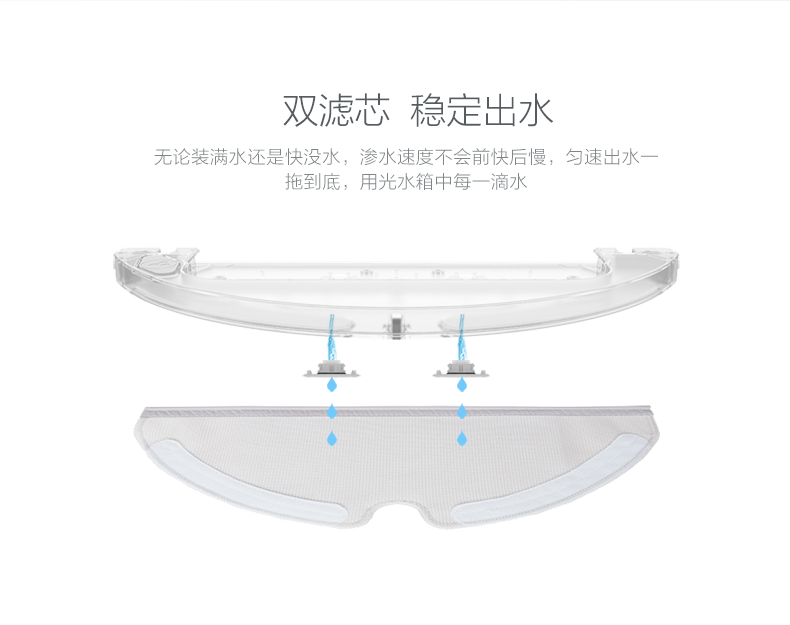 适用小米石头扫地机器人S50/S51/S52/S55/T6水箱盒过滤芯抹布配件,淘宝优惠券,粉丝福利购,淘宝优惠卷