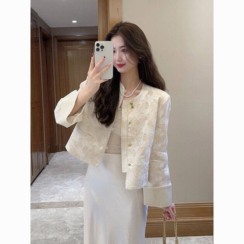 今年流行漂亮2025秋季新款高级感新中式国风外套时尚通勤气质上衣,淘宝优惠券,粉丝福利购,淘宝优惠卷
