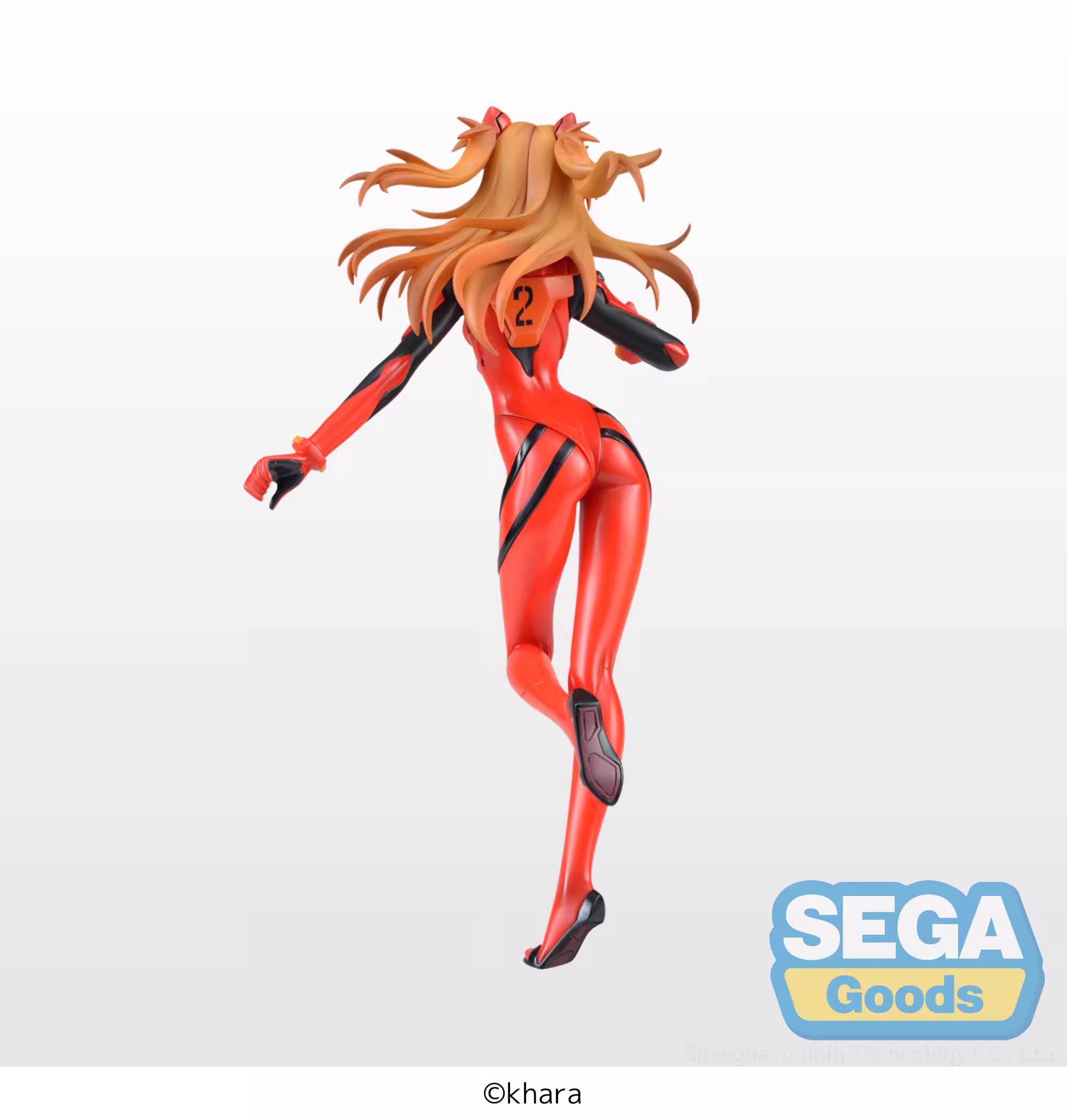 正版现货世嘉SEGA 福音战士EVA明日香朗基努斯之枪驾驶服景品手办 - 图1