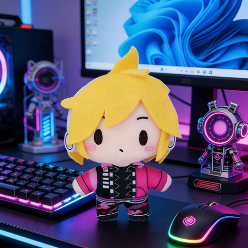 正版现货SEGA世嘉初音未来PJSK世界计划豆豆眼挂件毛绒公仔玩偶 - 图0