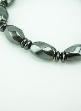 黑胆石磁疗保健欧美风礼品手链