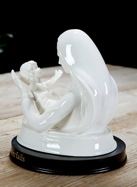 创意简约格调礼仪用品摆件陶瓷器雕像高级感小众轻奢高档礼品礼物
