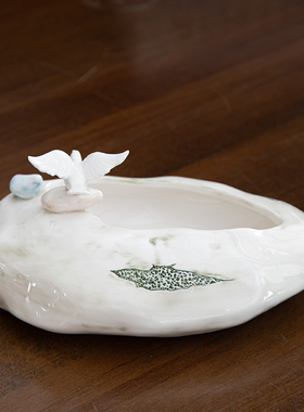 德化陶瓷高温彩绘家居饰品摆件