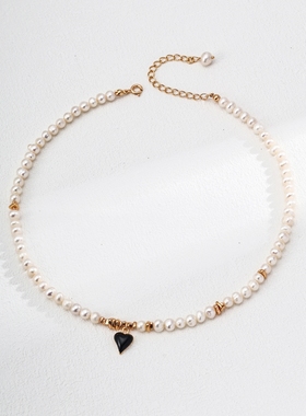 S925纯银镀18K金时尚珍珠项链手链精品轻奢小众时尚女款饰品