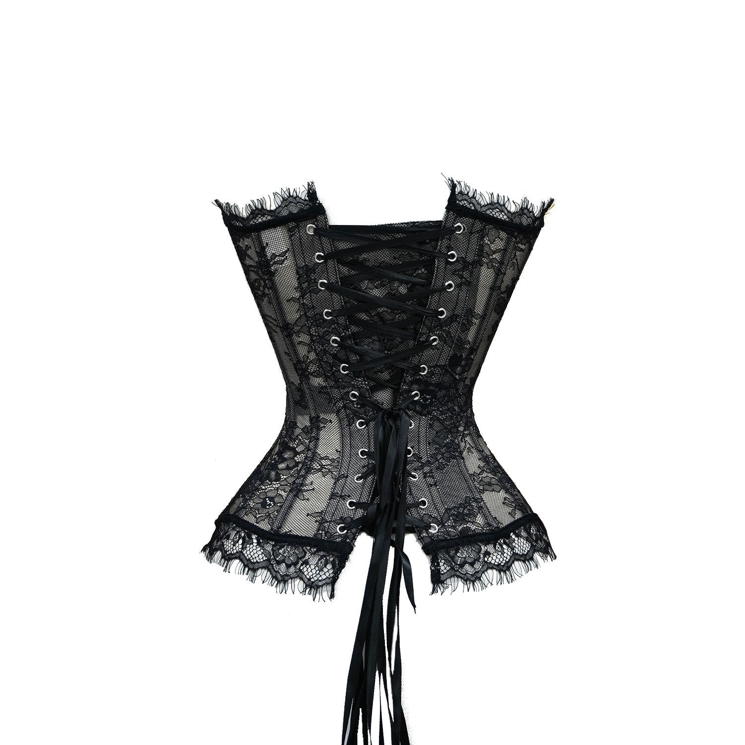 缪斯女神复古优雅性感蕾丝气质高级法式绑带塑身鱼骨网纱胸衣抹胸,淘宝优惠券,粉丝福利购,淘宝优惠卷