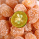 Rock sugar kumquat candied fruit snacks soaked in water