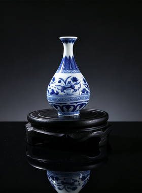 景德镇现代迷你陶瓷花瓶客厅摆件