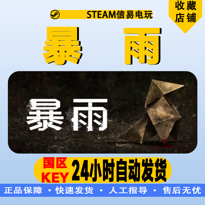 PC正版Steam暴雨 Heavy Rain国区激活码现货秒发-图0