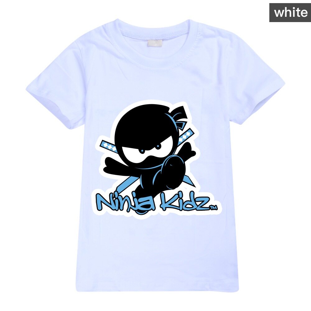 Ninja kidz男童T恤2023夏季忍者小子 纯棉圆领上衣卡通休闲短袖薄,淘宝优惠券,粉丝福利购,淘宝优惠卷