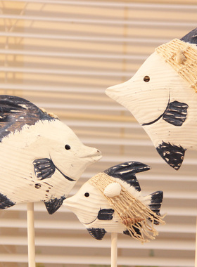 木质桌面卧室摆件地中海北欧