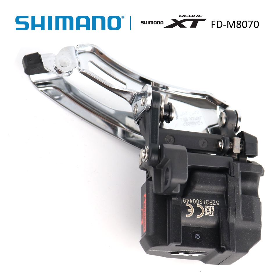 [盒装行货]SHIMANO/禧玛诺DEORE XT FD-M8070下摆式前拨链器2x11s - 图1