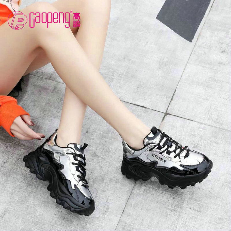 高鹏时尚火爆老爹鞋新款跑步鞋女厚底休闲鞋轻便百搭运动鞋20637 - 图0