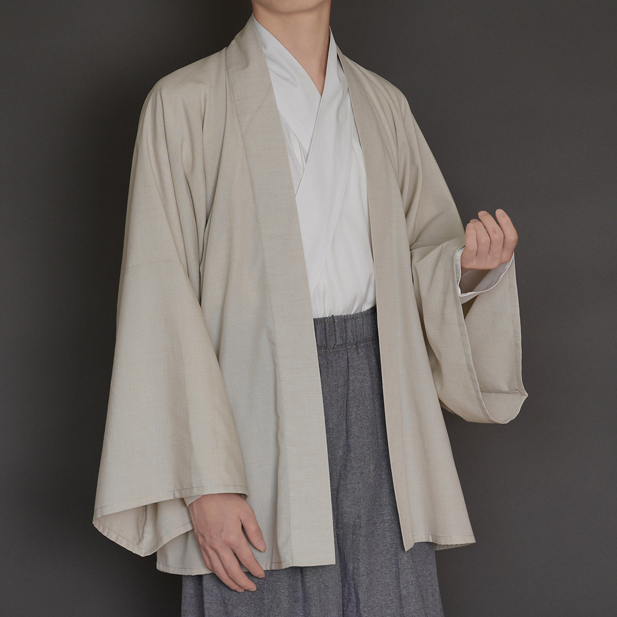 青山渐【青云】宋制对襟短衫日常国风外套春秋汉服宋褙子对襟素色,淘宝优惠券,粉丝福利购,淘宝优惠卷