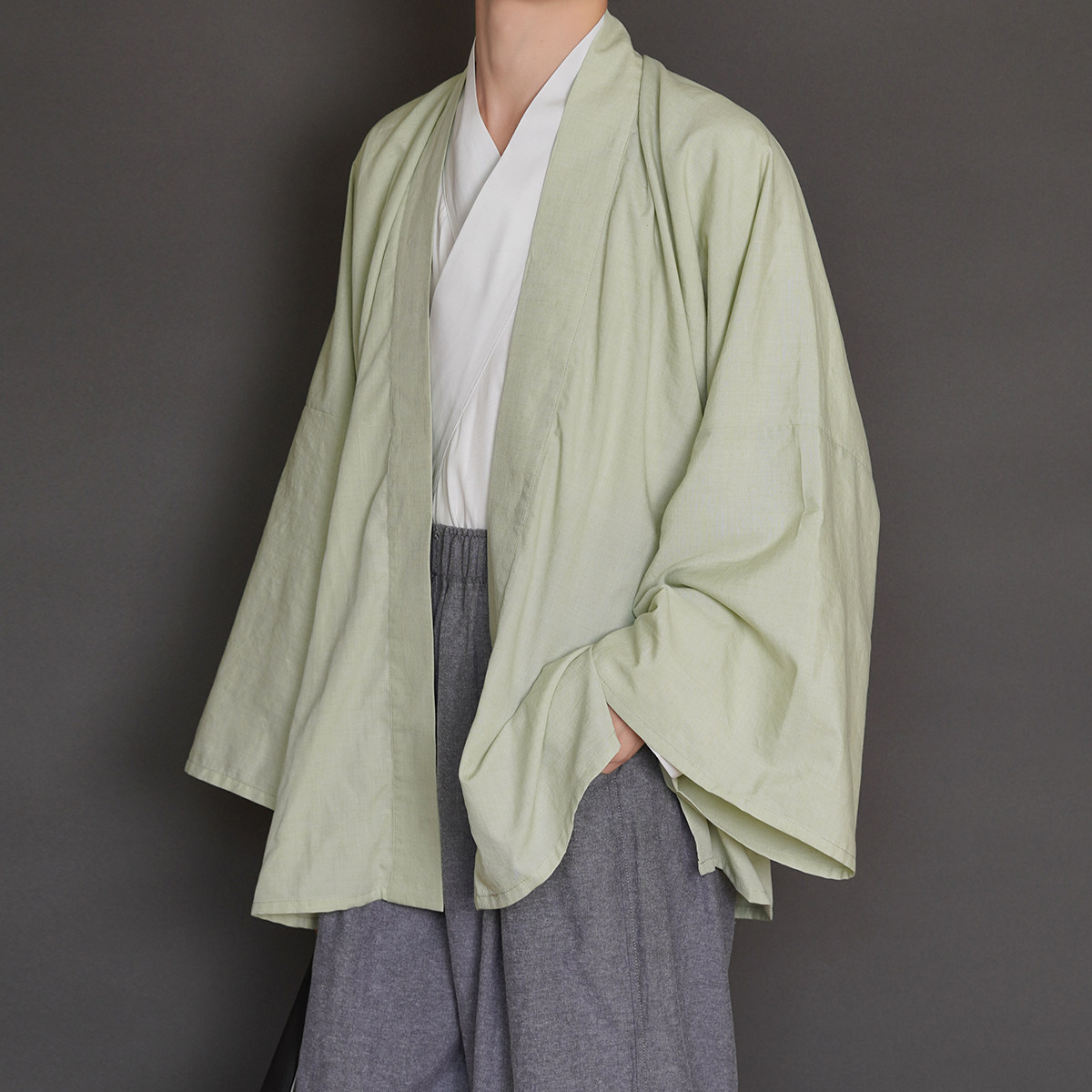 青山渐【青云】宋制对襟短衫日常国风外套春秋汉服宋褙子对襟素色,淘宝优惠券,粉丝福利购,淘宝优惠卷