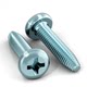 Galvanized disk head cross triangular teeth