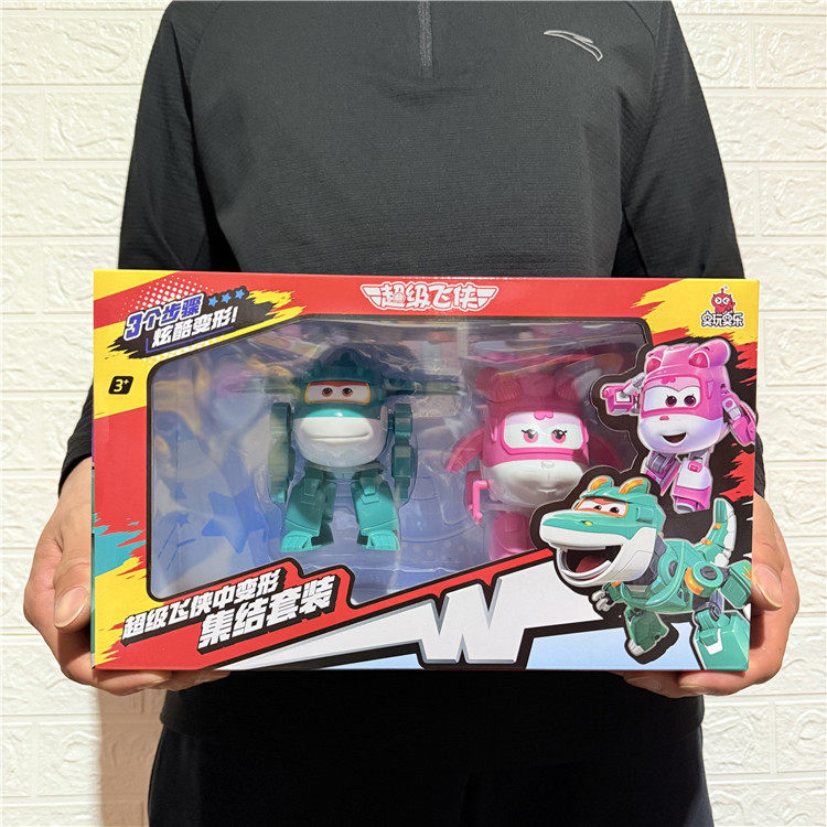 正版超级飞侠变形玩具乐迪小爱包警长大壮三步骤简易变形儿童玩具,淘宝优惠券,粉丝福利购,淘宝优惠卷