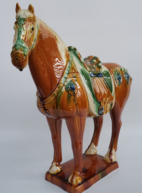 五彩家饰陶瓷祝福古典中式招财