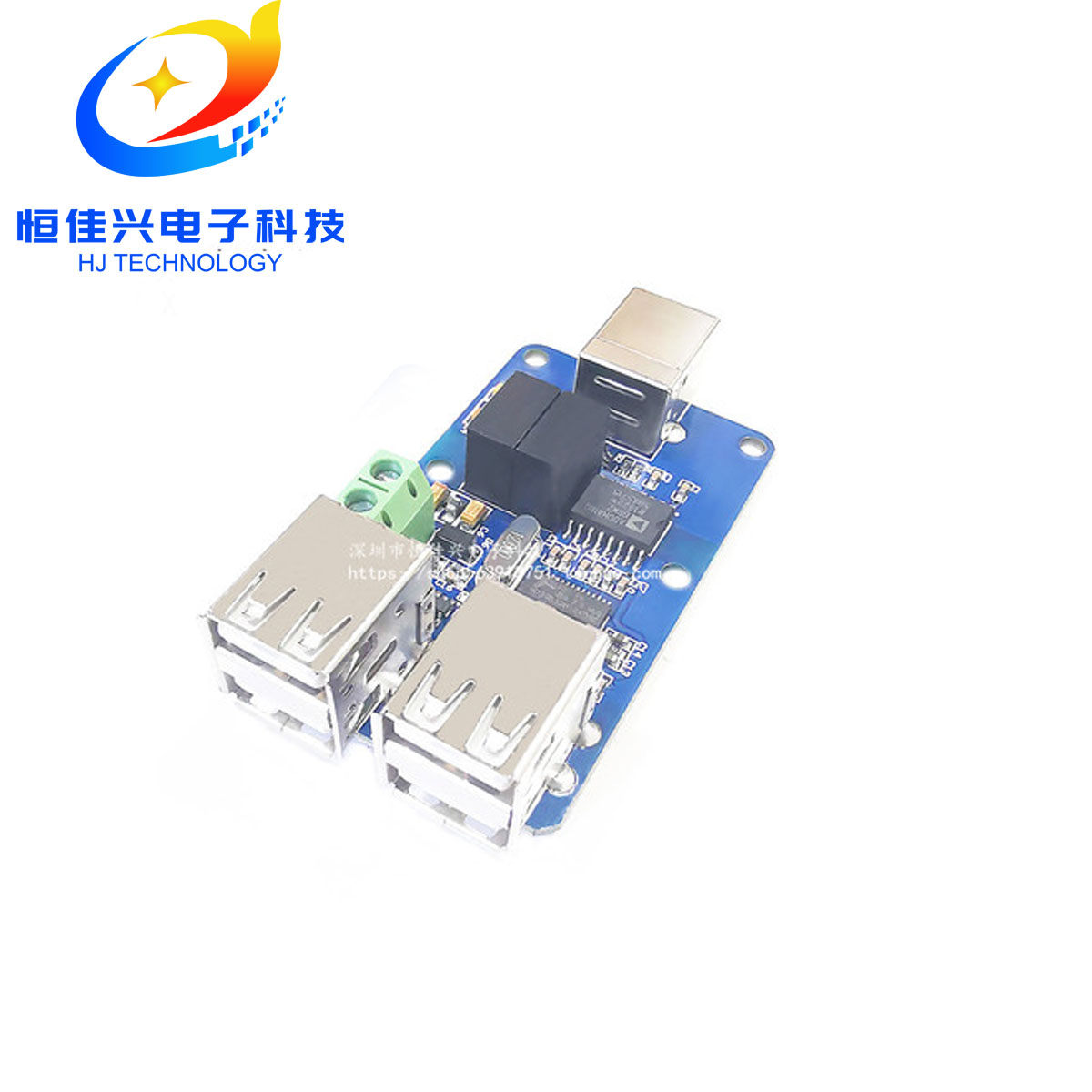 四路USB隔离器USB HUB隔离模块耦合保护板ADUM3160电源/信号隔离 - 图2