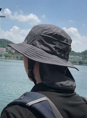 战术鸟(小披风)男士防风防晒帽