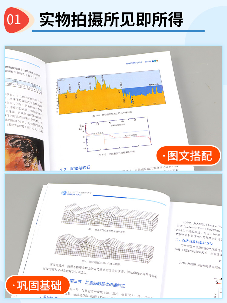 中学生地球科学奥赛教程初中高中通用尖子生学生教师用书拔尖人才培养系列地球物理学天文学大气学海洋学环境科学地质学