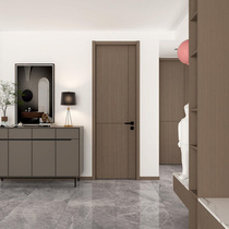 Rabbit baby eco-free lacquer wood door bedroom inner door home TMFM1510 solid wood composite room door TBFM1536