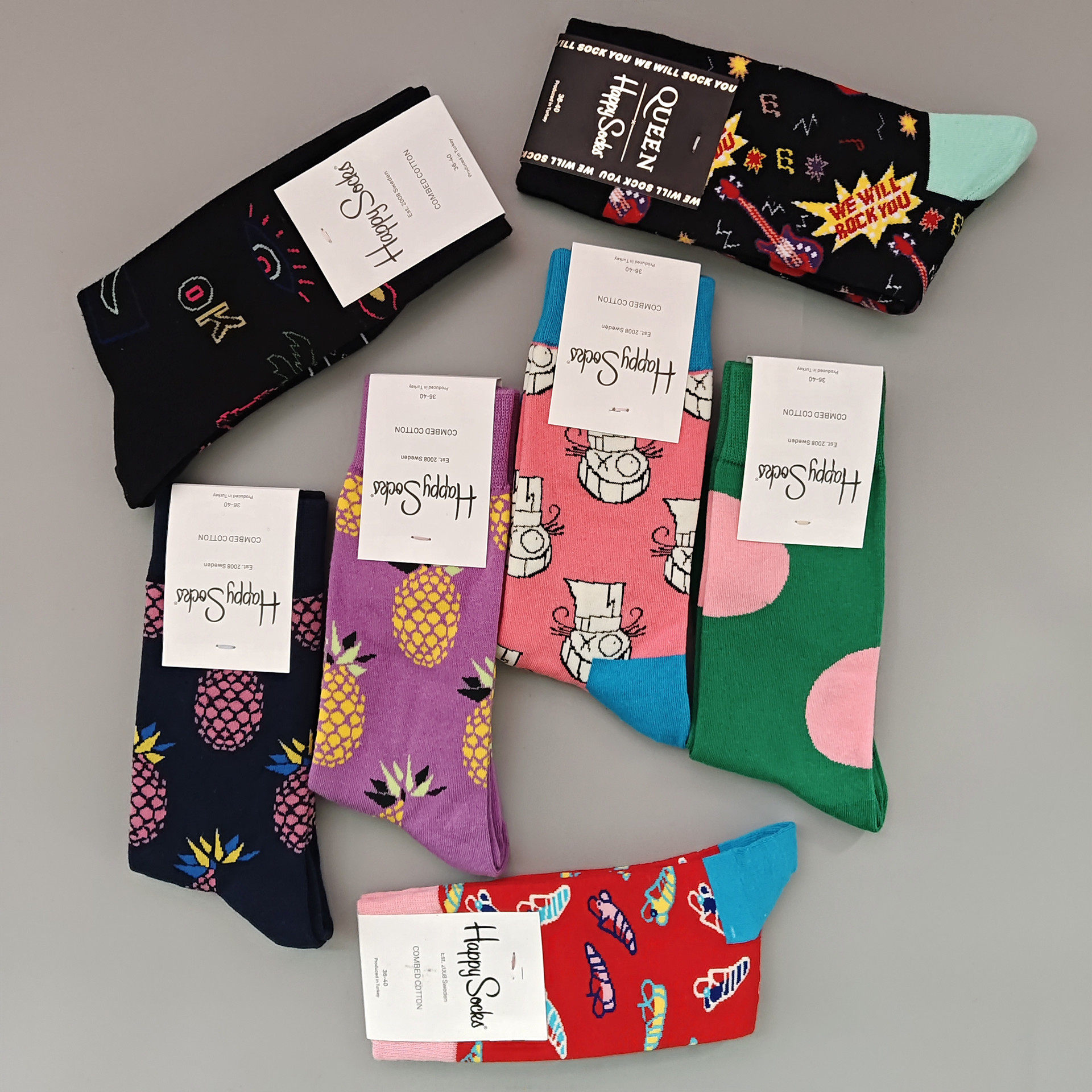 happy socks新品嗨皮袜子欧美潮流happy socks女袜时尚个性街头,淘宝优惠券,粉丝福利购,淘宝优惠卷