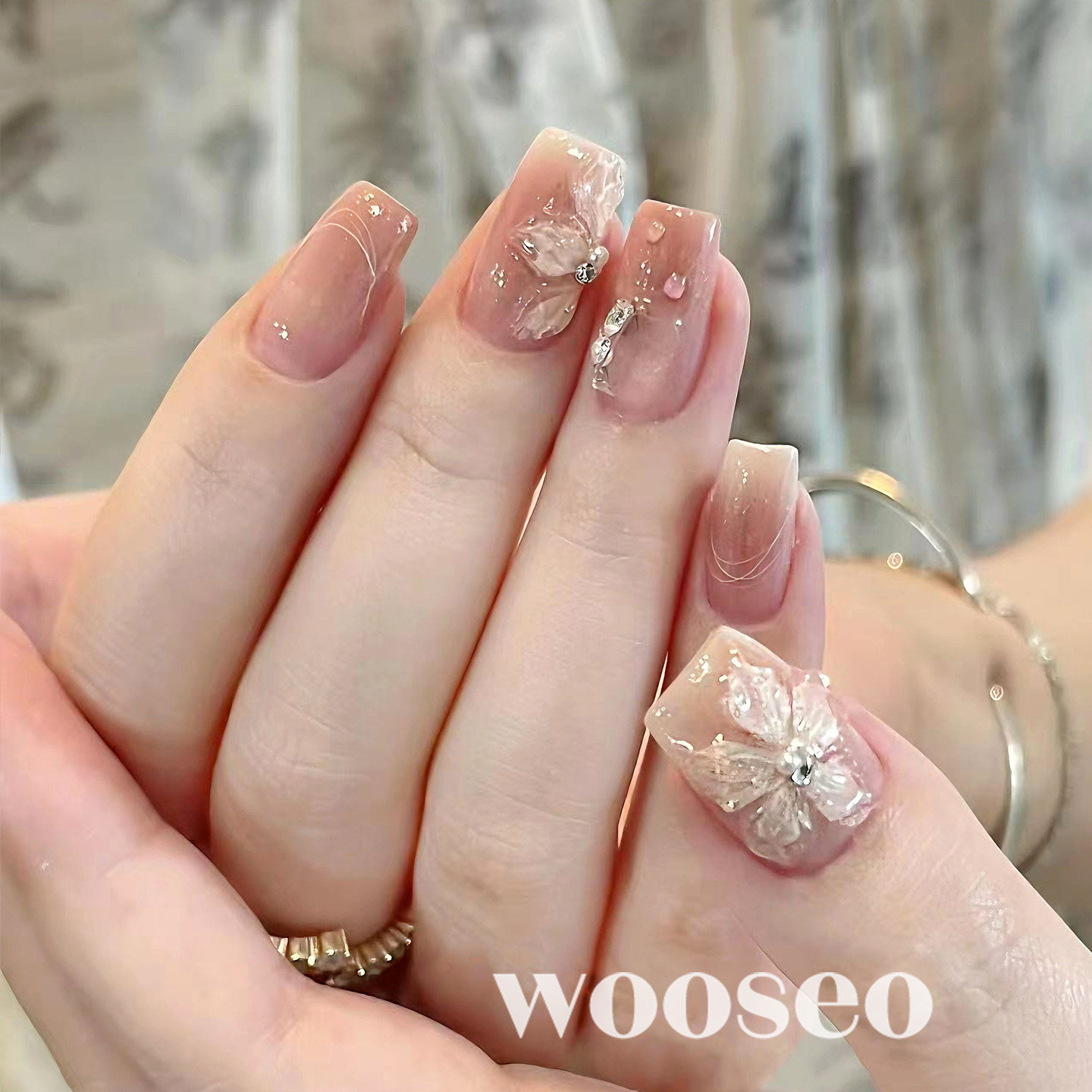 裸色穿戴甲短款高级感显白手工鱼尾指甲贴片2026新款爆款穿戴美甲,淘宝优惠券,粉丝福利购,淘宝优惠卷