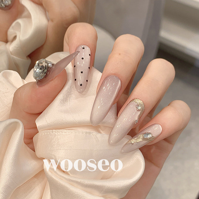 猫眼穿戴甲中长款高级感显白手工指甲贴片2025新年款秋冬穿戴美甲,淘宝优惠券,粉丝福利购,淘宝优惠卷