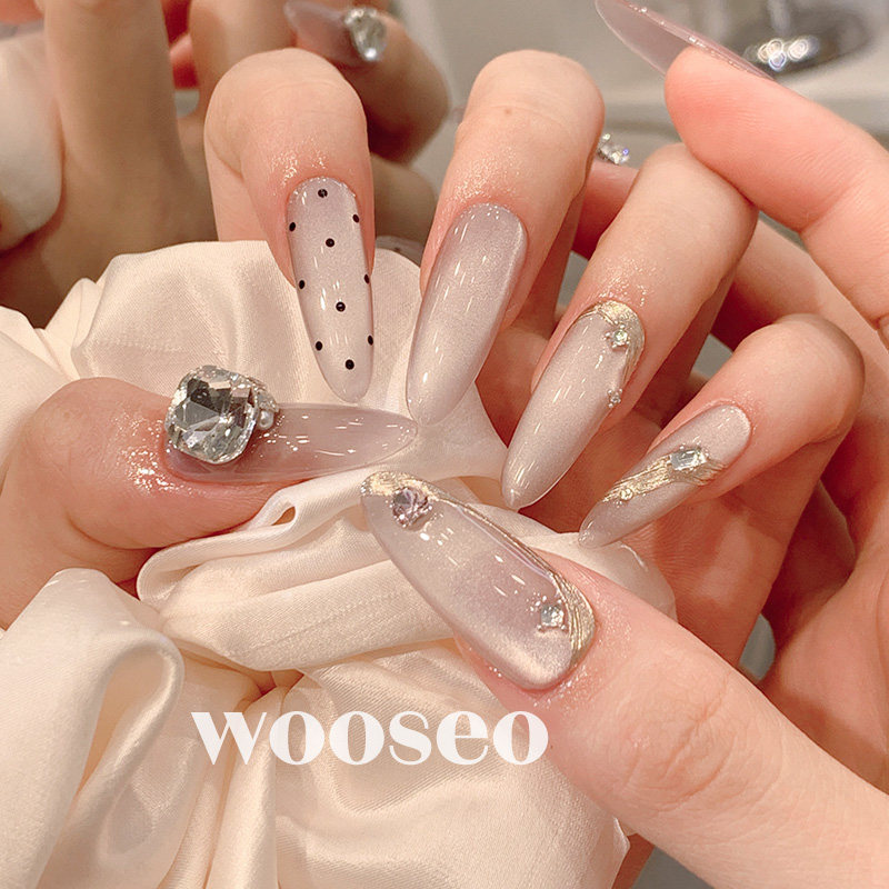 猫眼穿戴甲中长款高级感显白手工指甲贴片2025新年款秋冬穿戴美甲,淘宝优惠券,粉丝福利购,淘宝优惠卷