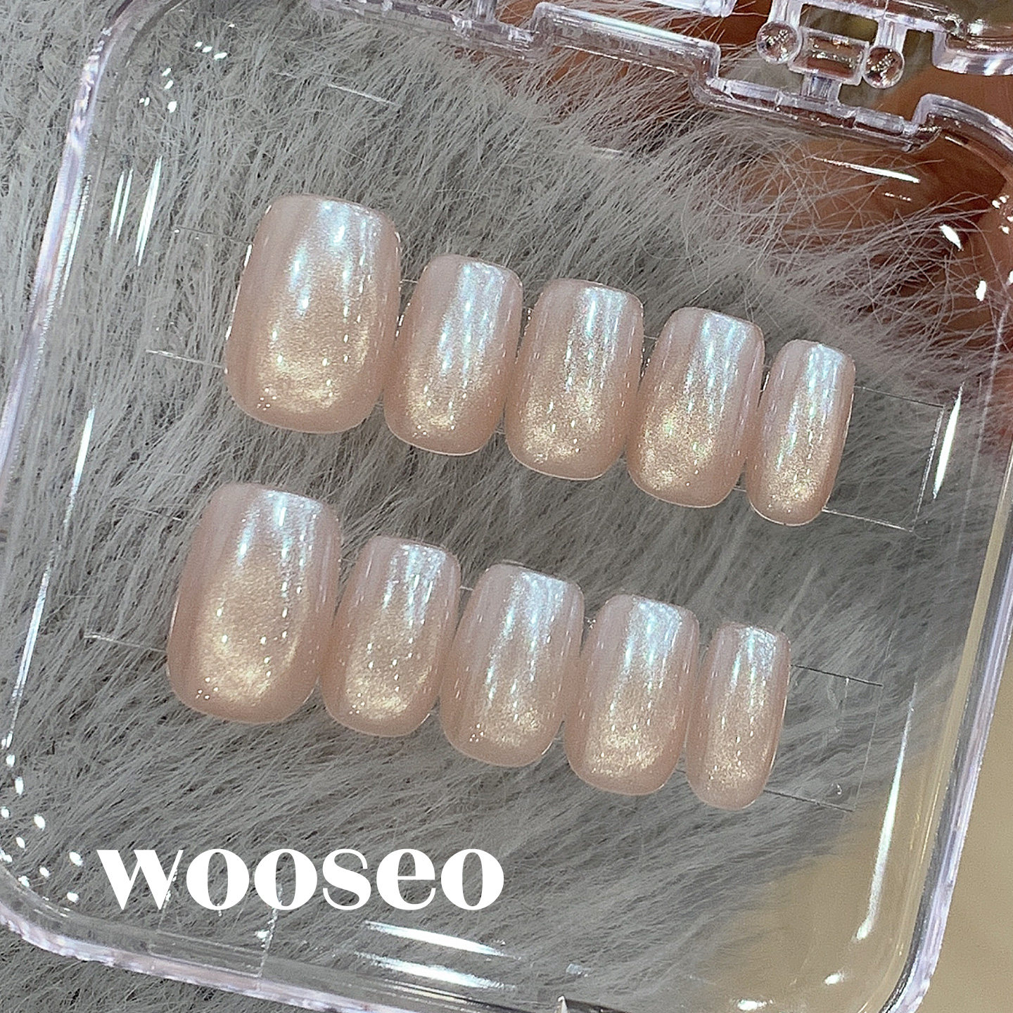 裸色穿戴甲短款秋冬高级感显白手工指甲贴片2026新款爆款穿戴美甲,淘宝优惠券,粉丝福利购,淘宝优惠卷