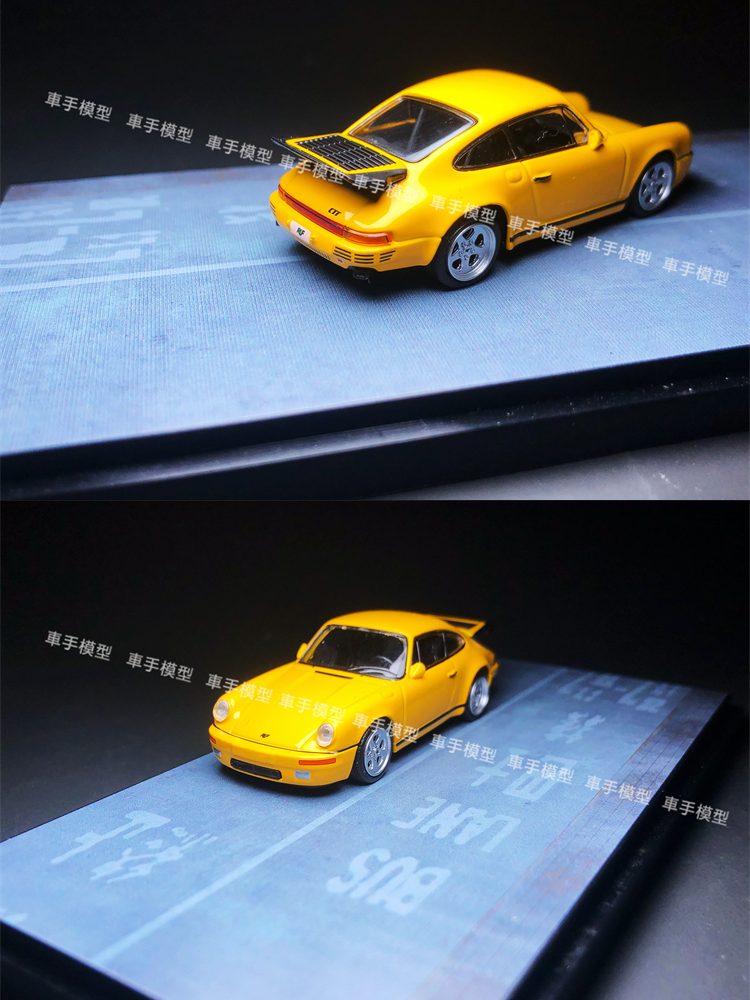 TSM MINIGT 1:64 保時捷RUF CTR 1987 Blossom 419 合金静态模型 - 图2