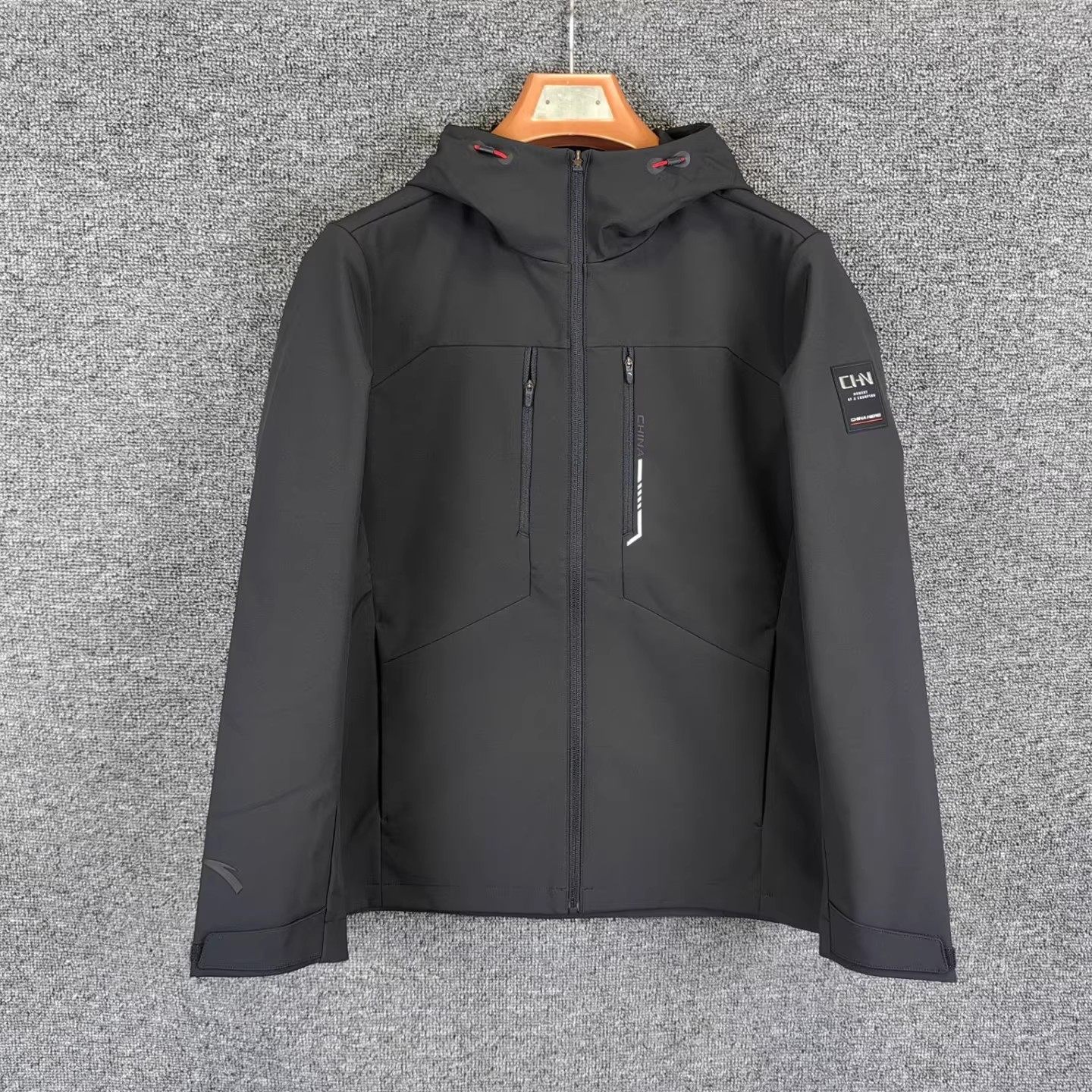 林孝埈同款安踏CHN系列无氟运动外套男防水加厚夹克外套152617615,淘宝优惠券,粉丝福利购,淘宝优惠卷