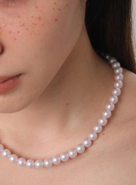 GetEmON原创高级感轻奢小众情侣叠戴珍珠嘻哈锁骨男女美式项链